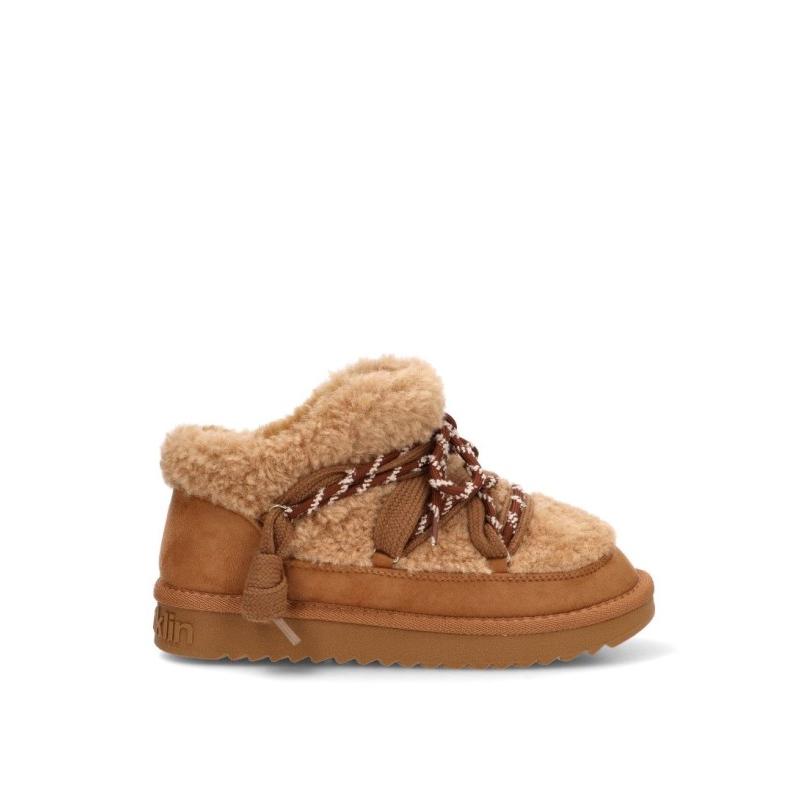 Botin Ugg D´franklin - Mujer - Suela Plana - Modelo Dfsh426013 - Color Camel
