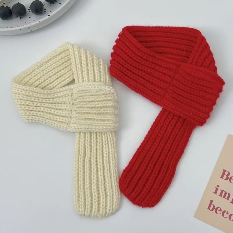 Bufanda para gatos y perros – Accesorio decorativo de otoño e invierno, cuello de punto abrigado para mascotas, gatos y gatitos