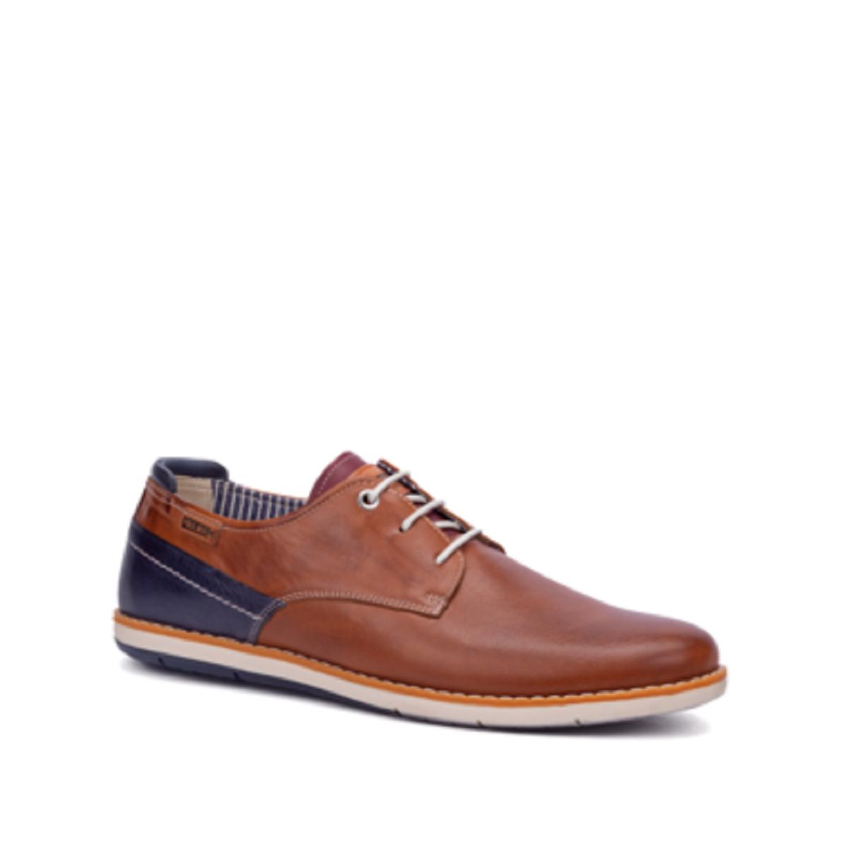 PIKOLINOS JUCAR M4E-4104C1 zapato de piel de primera calidad y flexible, de cordones, piso ligero. Combina a la perfección la elegancia y la comodidad.