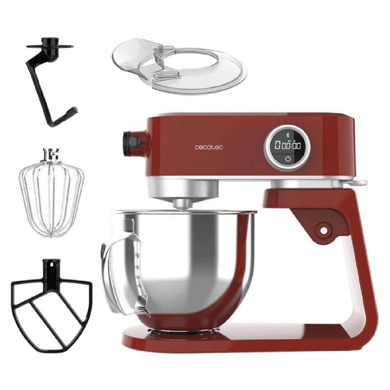 CECOTEC 04170 - Batidora Amasadora Twist&Fusion 4000 Luxury Red