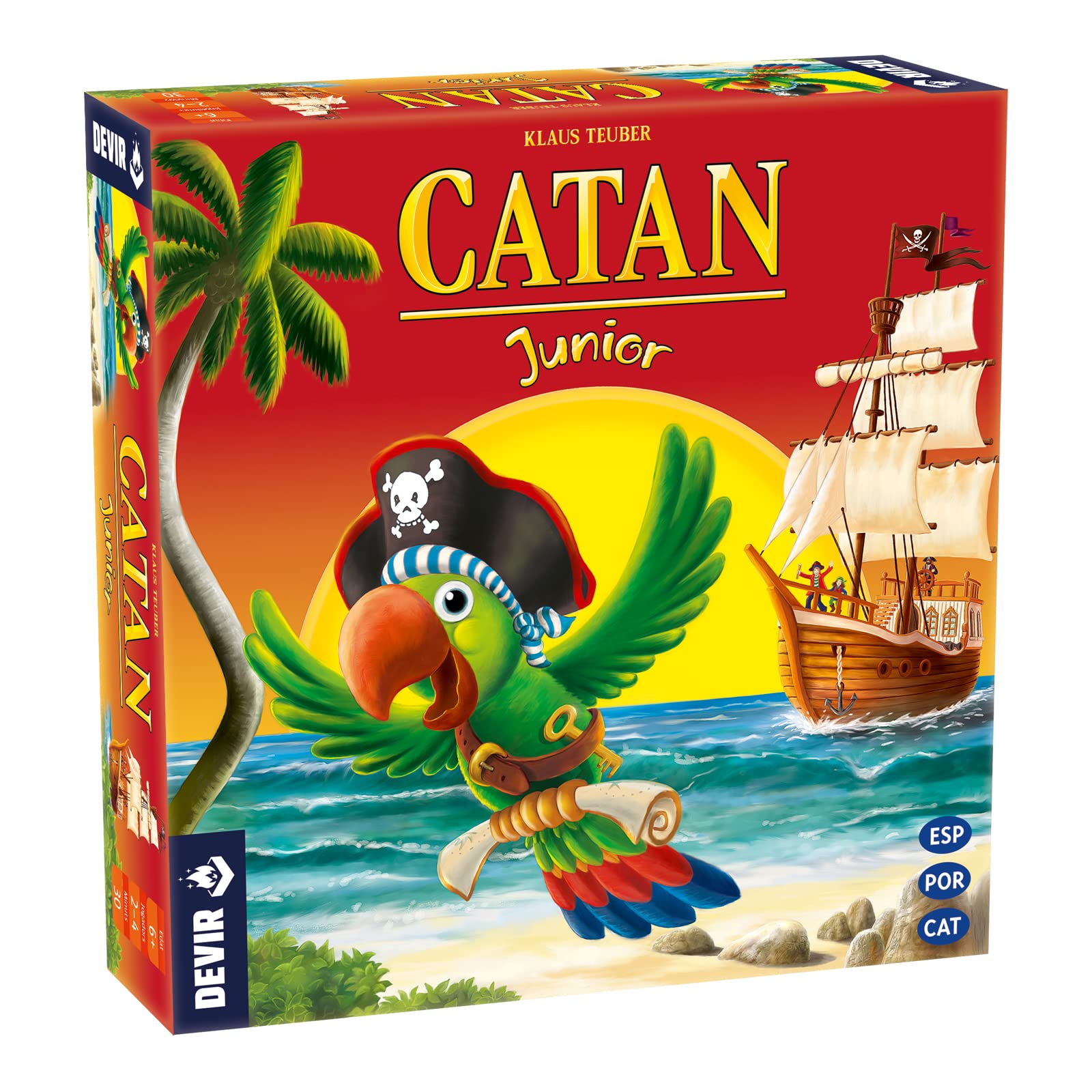 Devir devir catan junior trilingual - strategy game 6+ years