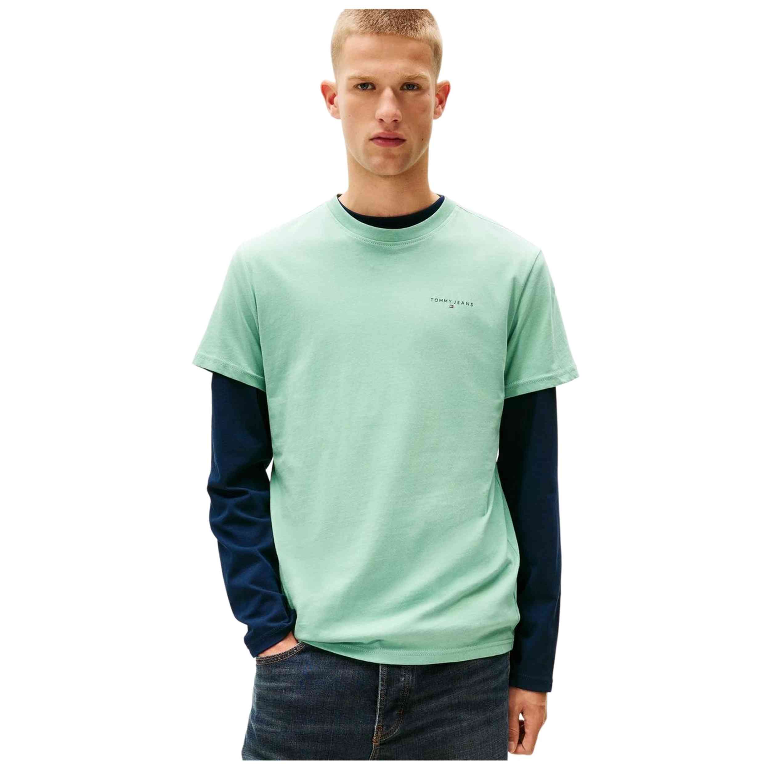 Camiseta De Manga Corta Tommy Hilfiger para Hombre en color Verde