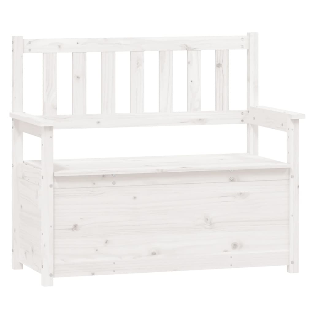 vidaXL Banco Banca Mueble con Almacenaje de Salón Recibidor Madera Maciza Pino Multicolor Multitalle