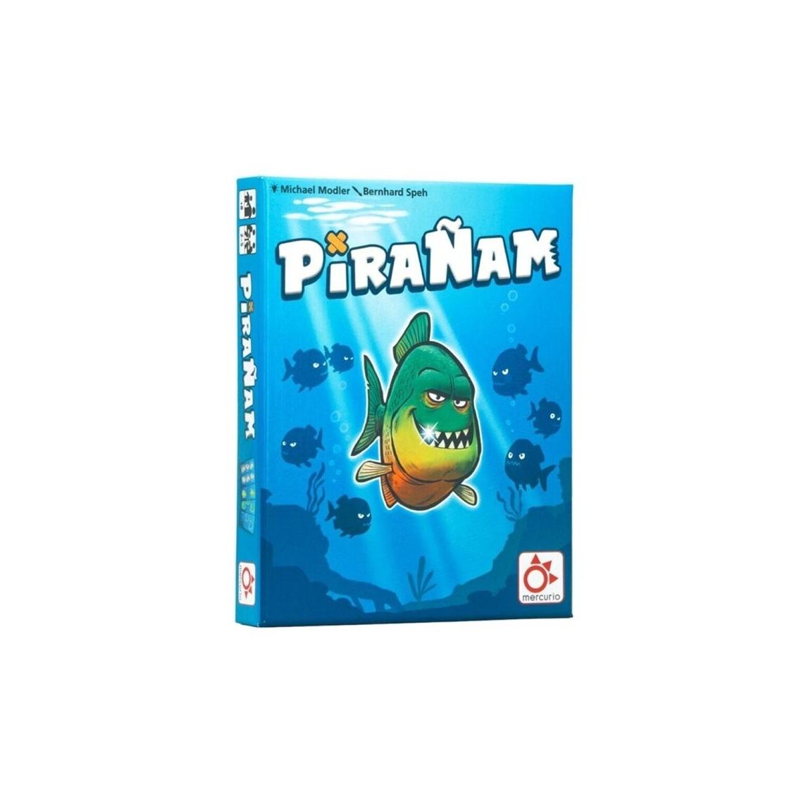 Mercurio Juego de cartas  Pirañam  partidas 10 minutos 2-5  jugadores + 8 años