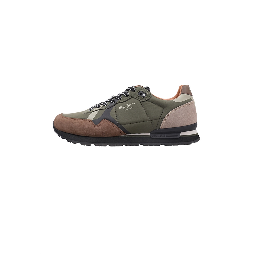Pepe Jeans BRIT ROAD M Deportivas Planas Hombre Verde