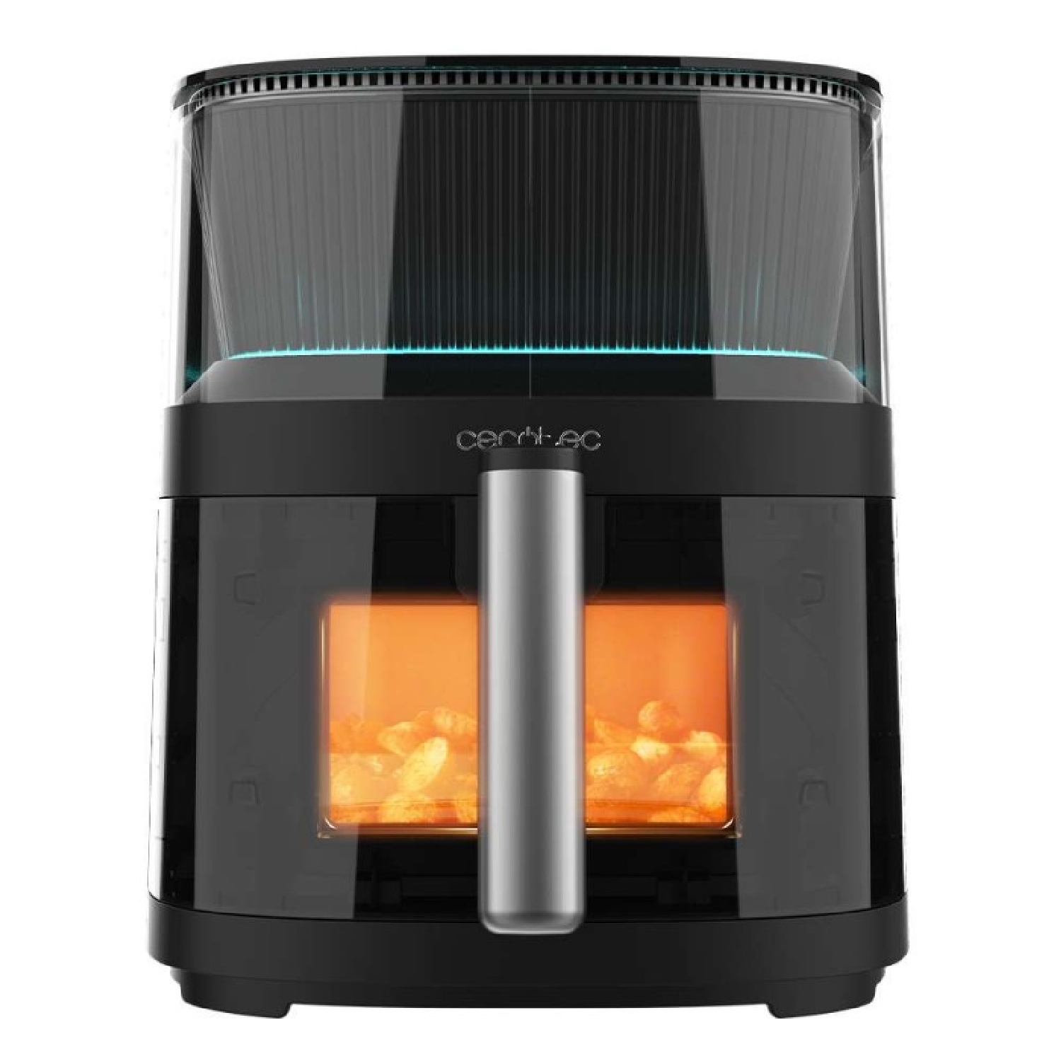 Cecotec Freidora de Aire sin Aceite de 5 L Cecofry Neon 5000 Air Fryer. 1500W, Spray de Agua, Ventana, Luz Interior