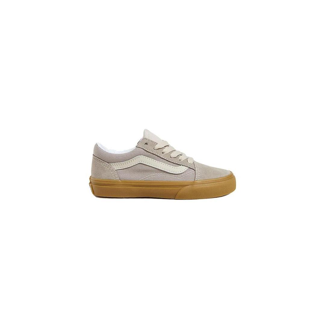 Zapatilla Niño/a Vans Old Skool Gris Caramelo