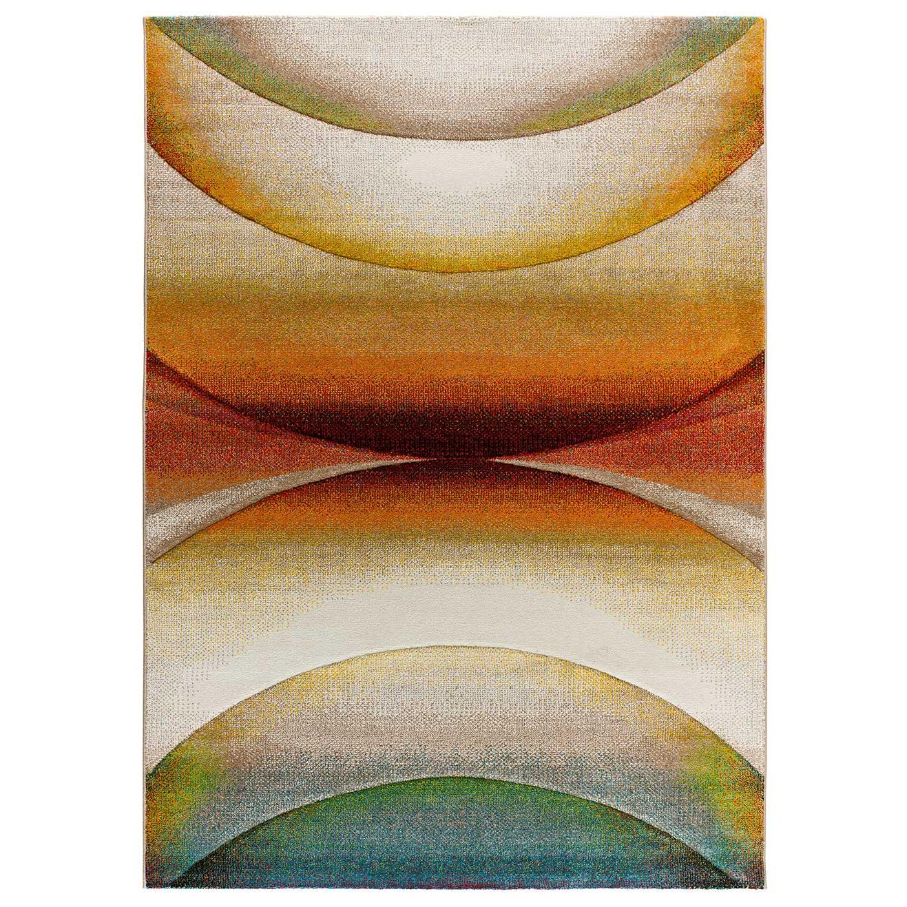 Alfombra de interior diseño abstracto en multicolor - LIBET 40400 | 120x170, 140x200, 160x230 cm