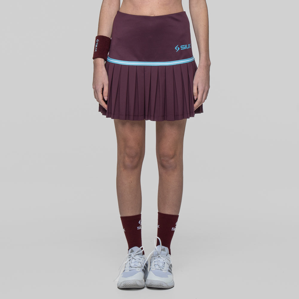 Siux - Falda de Pádel Burdeos Apex Mujer - Con Culotte Interior, Cómoda y Transpirable - Ropa Deportiva para Pádel - Falda Deportiva - Con Culotte Interior - Tejido Transpirable