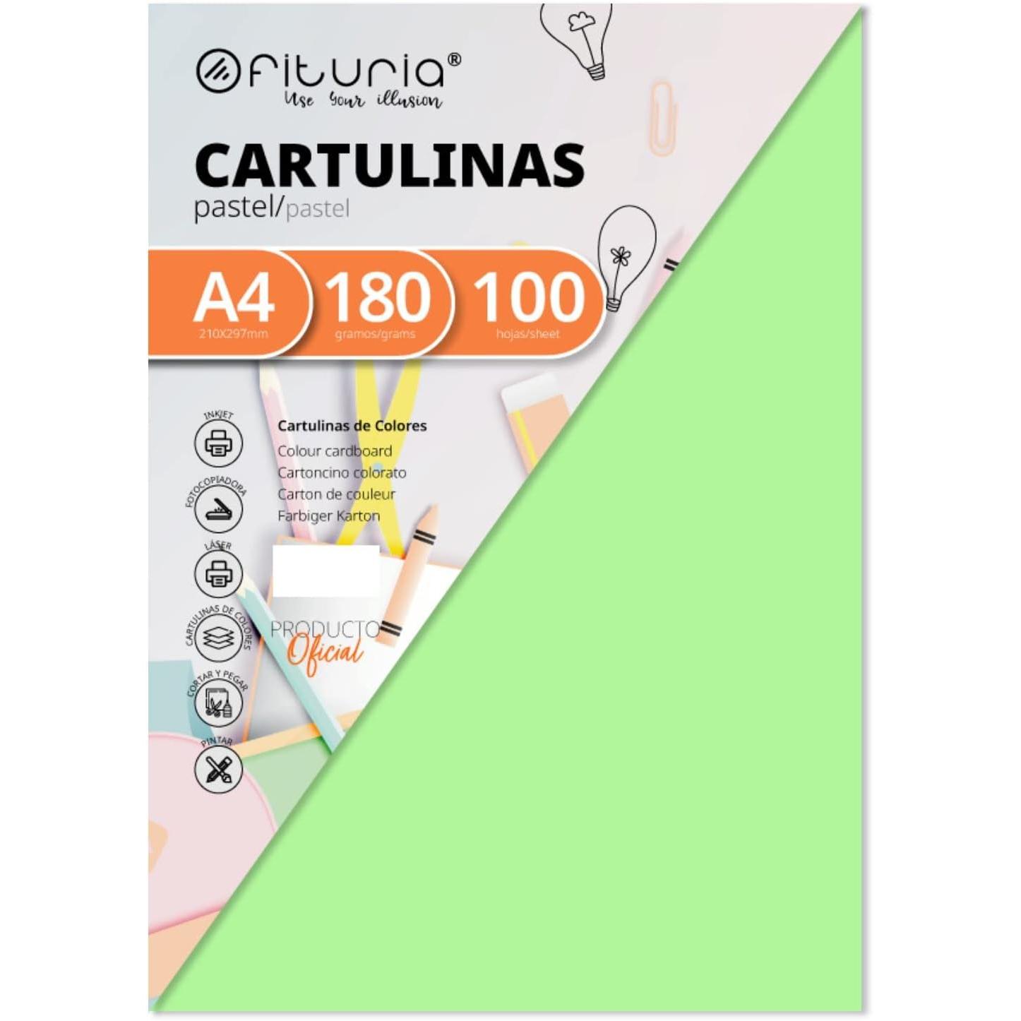 Packs Cartulinas Varios Colores Tamaño Variables - Ofituria