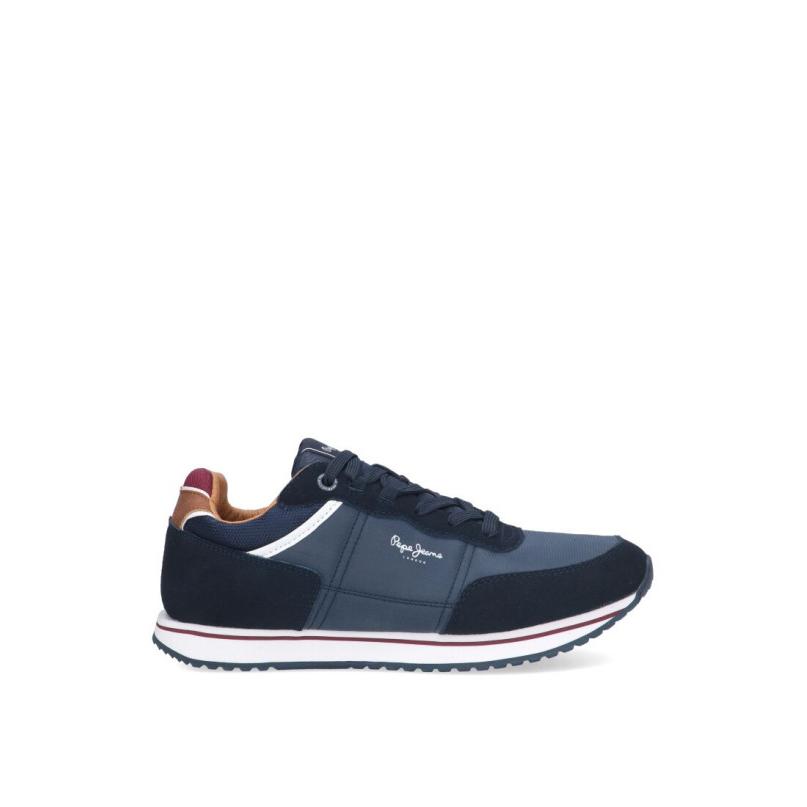 Zapatillas Casual Pepe Jeans - Hombre - Suela Plana - Modelo Pms30883 - Color Marino