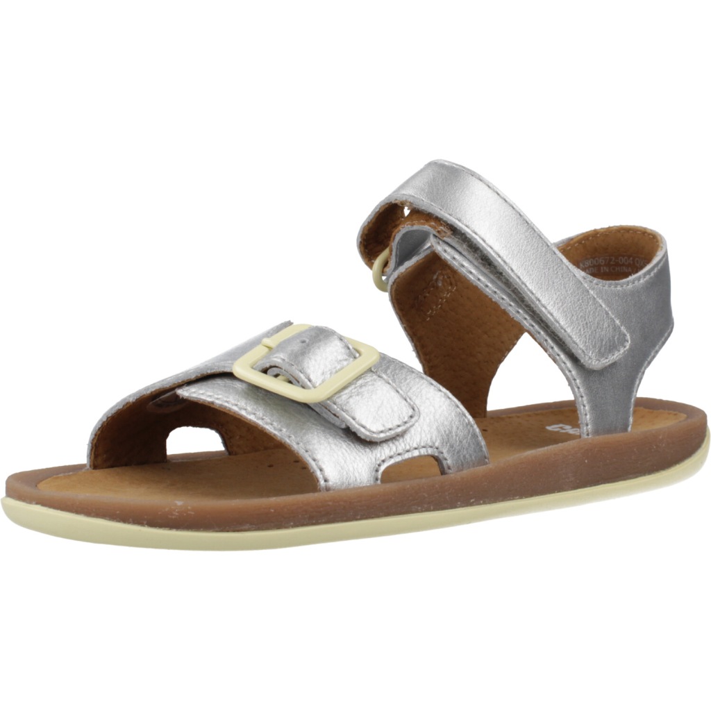 Sandalias Niño Marca Camper Modelo Rebound Silver Bicho