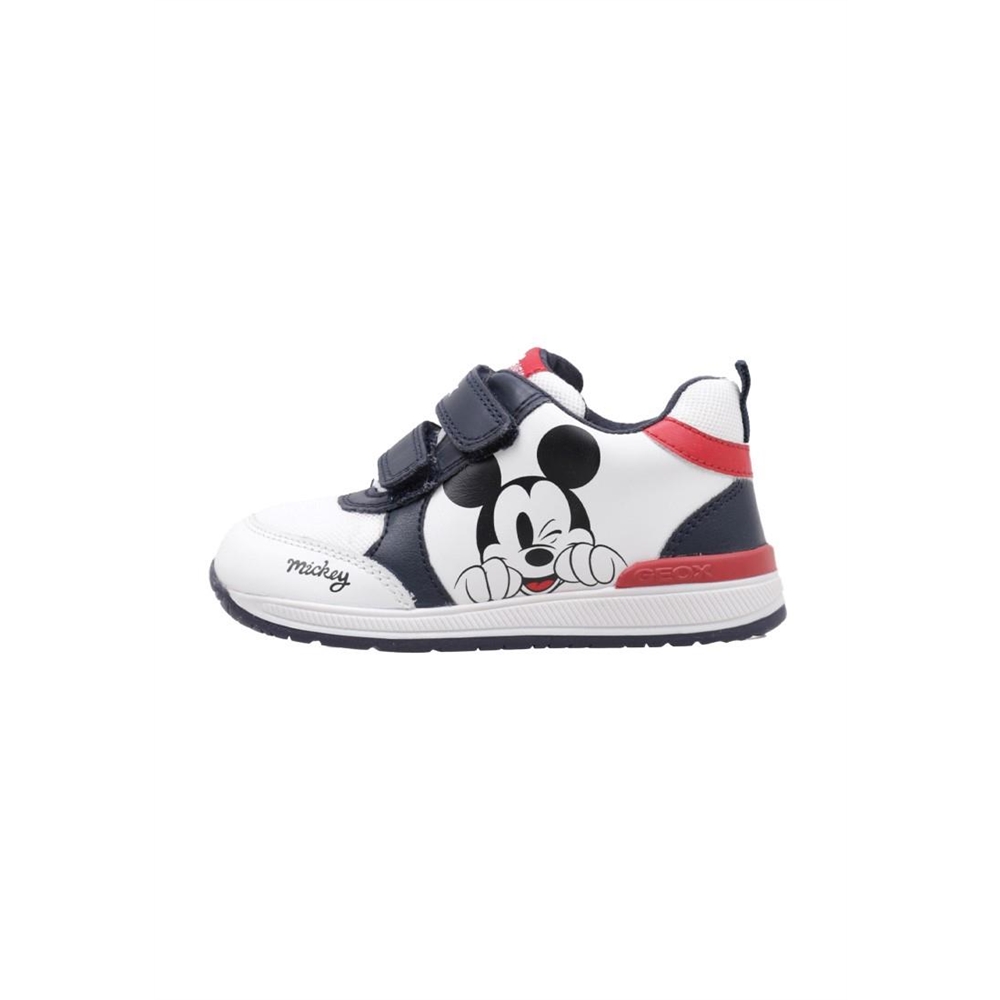 Geox B RISHON BOY B Zapatilla Deportiva Velcro bebé niño (hasta talla 30) Blanco