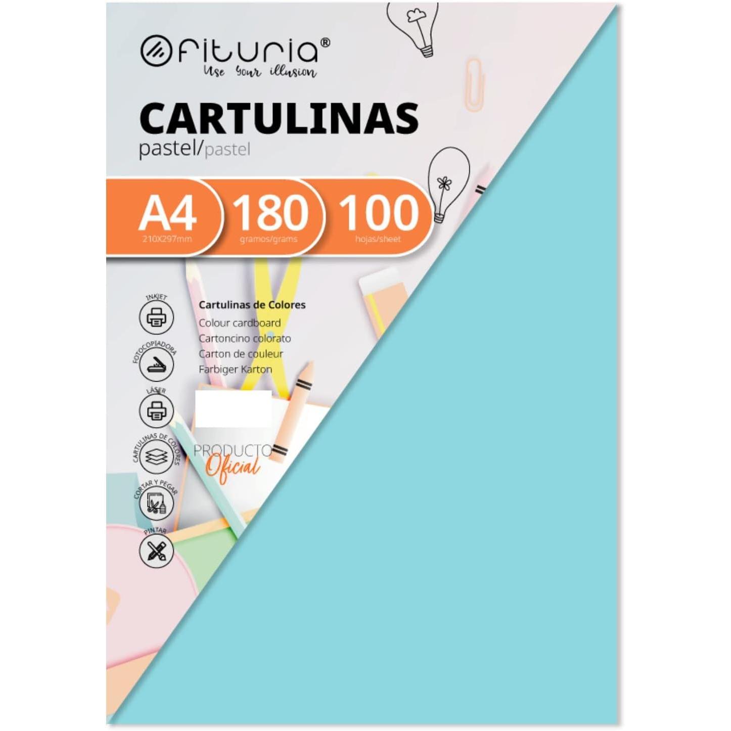 Packs Cartulinas Varios Colores Tamaño Variables - Ofituria