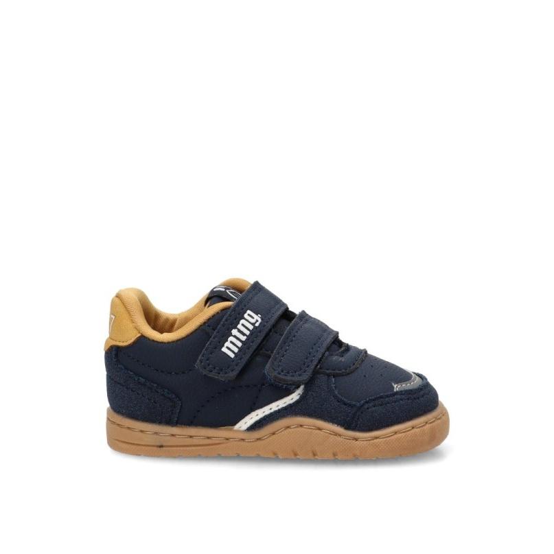 Zapatillas Respetuoso/barefoot Mustang Kids - Niño - Suela Plana - Modelo 49092 - Color Marino