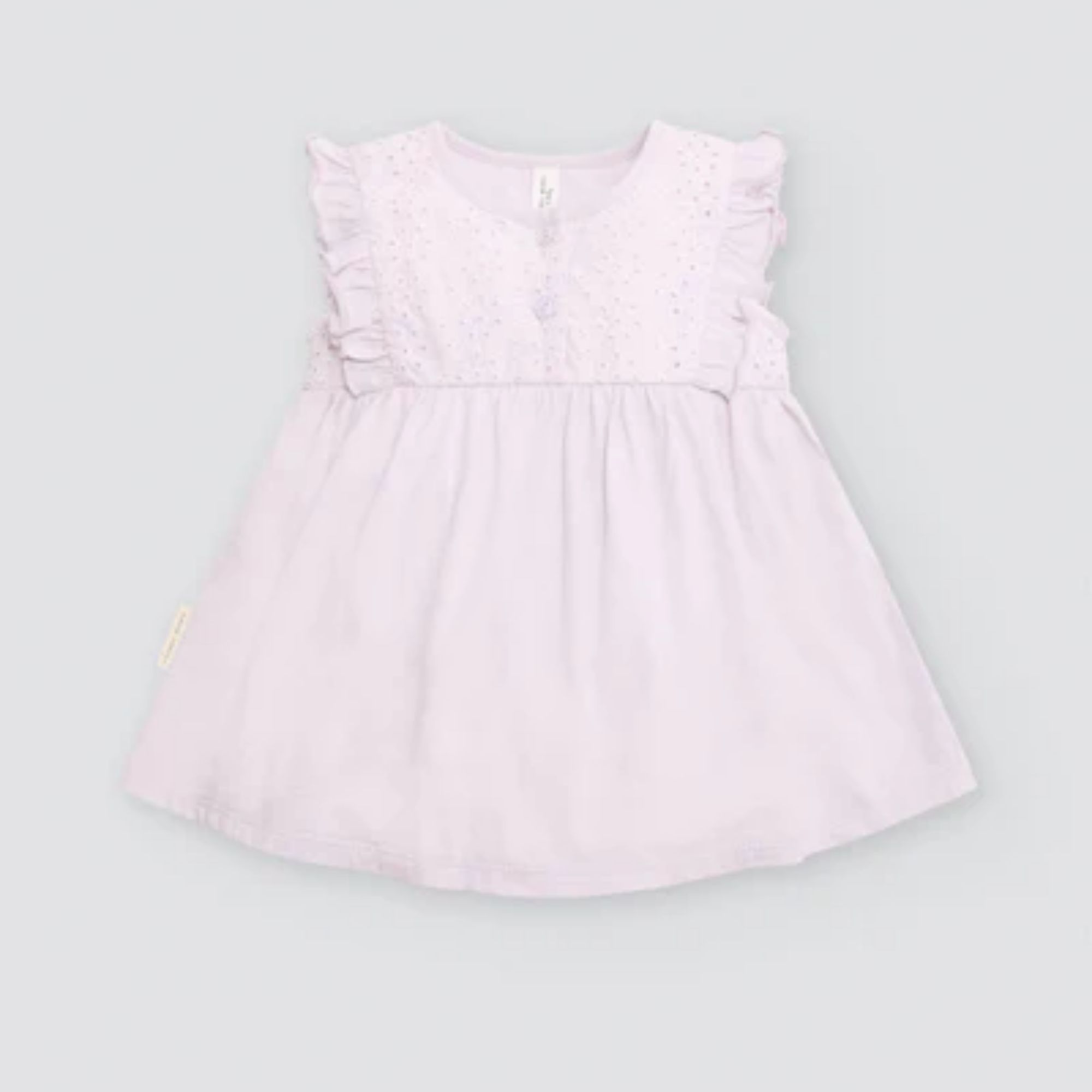 Ysabel Mora - Vestido body bebé sin mangas detalles volantes
