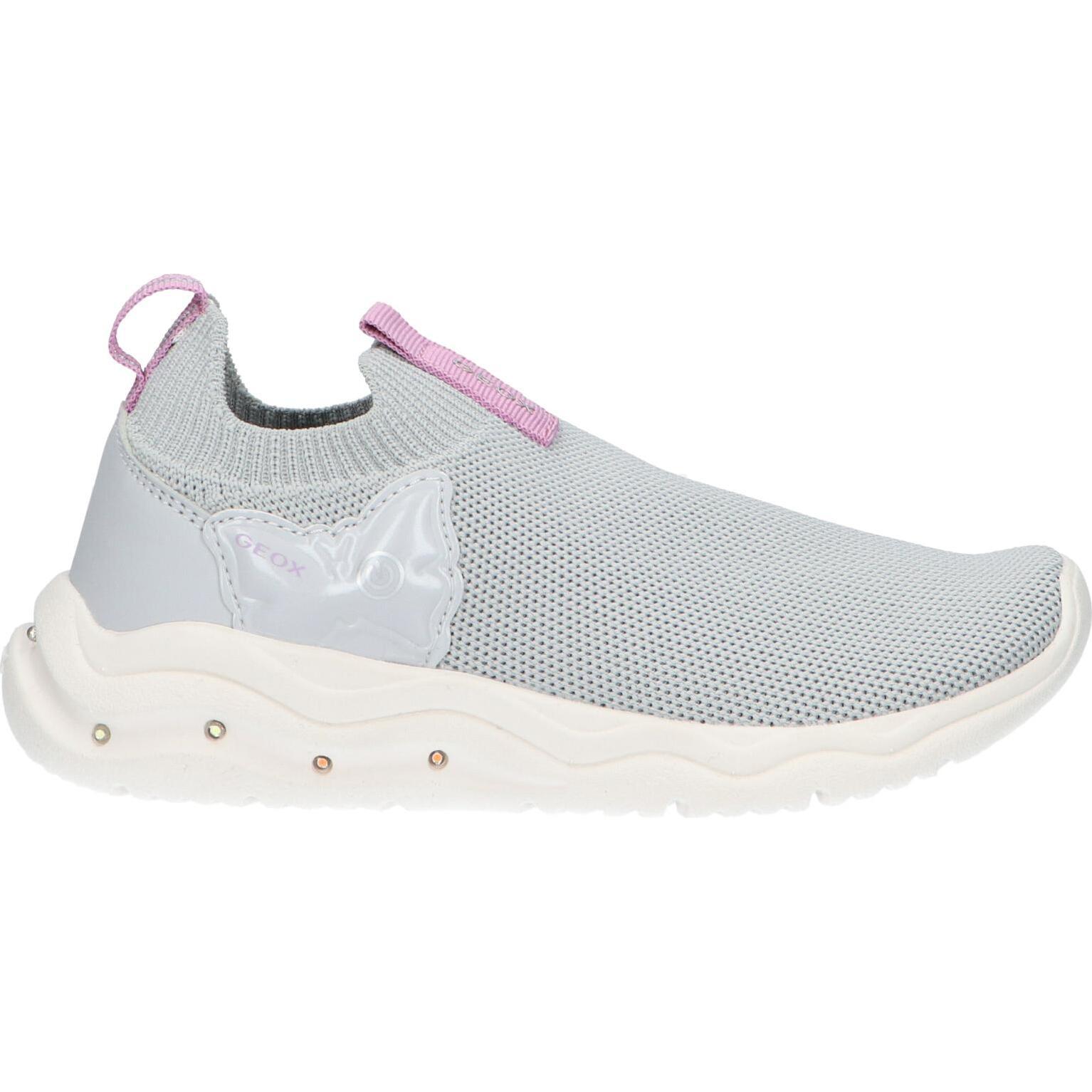 Geox j35gub 06kbc j phyper c1296 lt gray-pink girls' sneakers