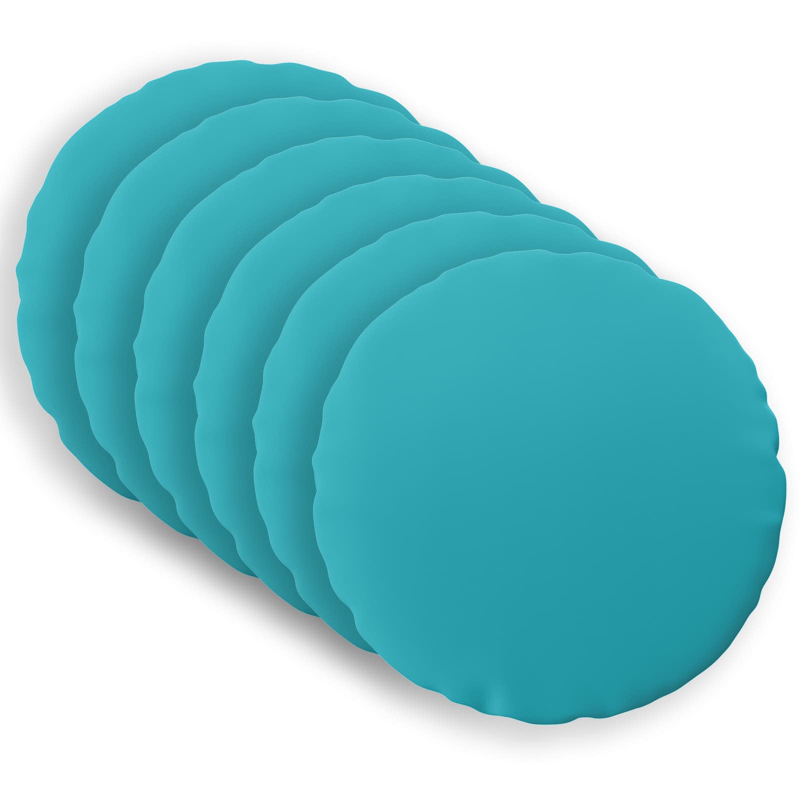vidaXL Funda de almohada 6 uds. HEERLEN  Ø 50 cm Poliéster Multicolor