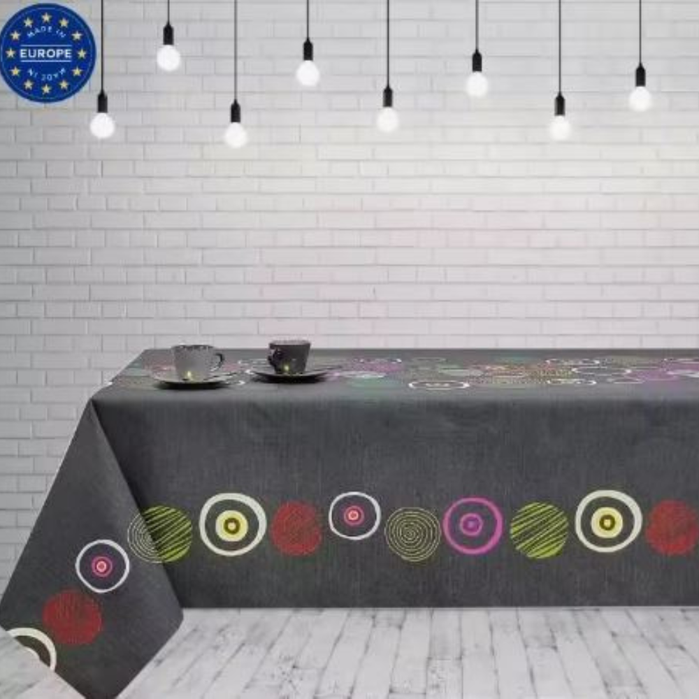 Mantel Resinado Estampado Dune Miranda Hulehule Tex - Protección Antimanchas