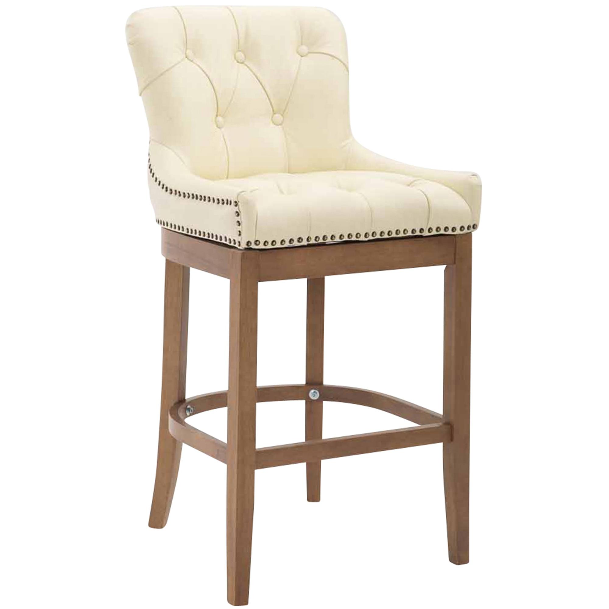 Barhocker Lakewood Echtleder, Antik-hell