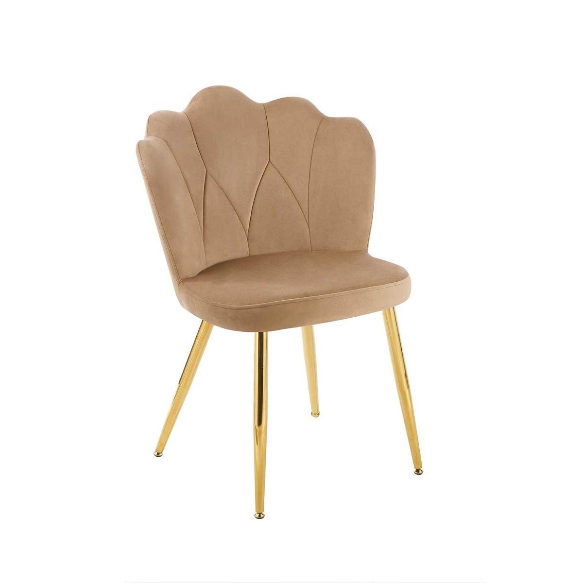 Regalos Miguel - Sillas Comedor - Silla Olyra Golden Terciopelo