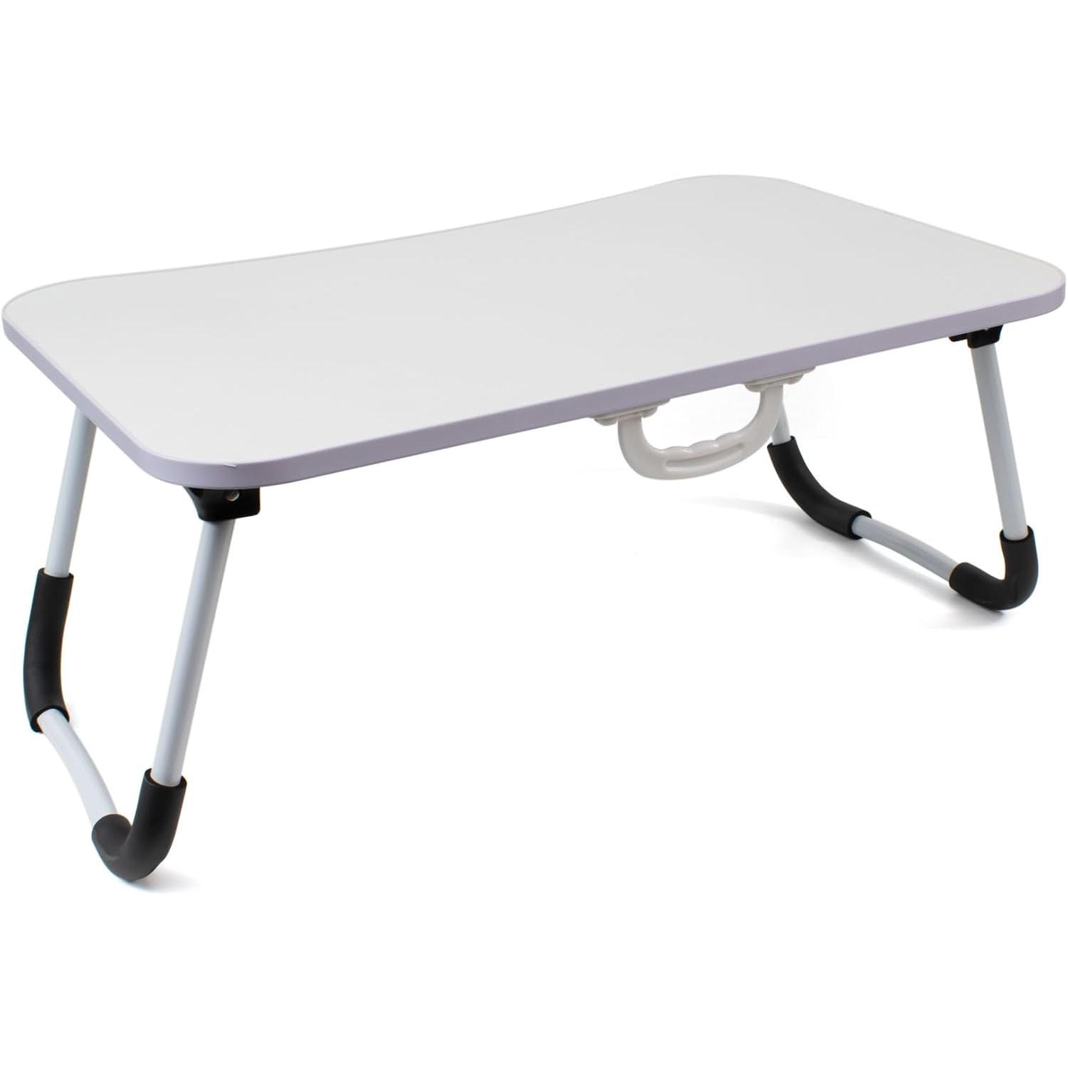 C.A | Mesa Bandeja Plegable de Madera | Para Desayuno y Portátil | Uso en Cama, Sofá y Hogar | 60x40x27 cm