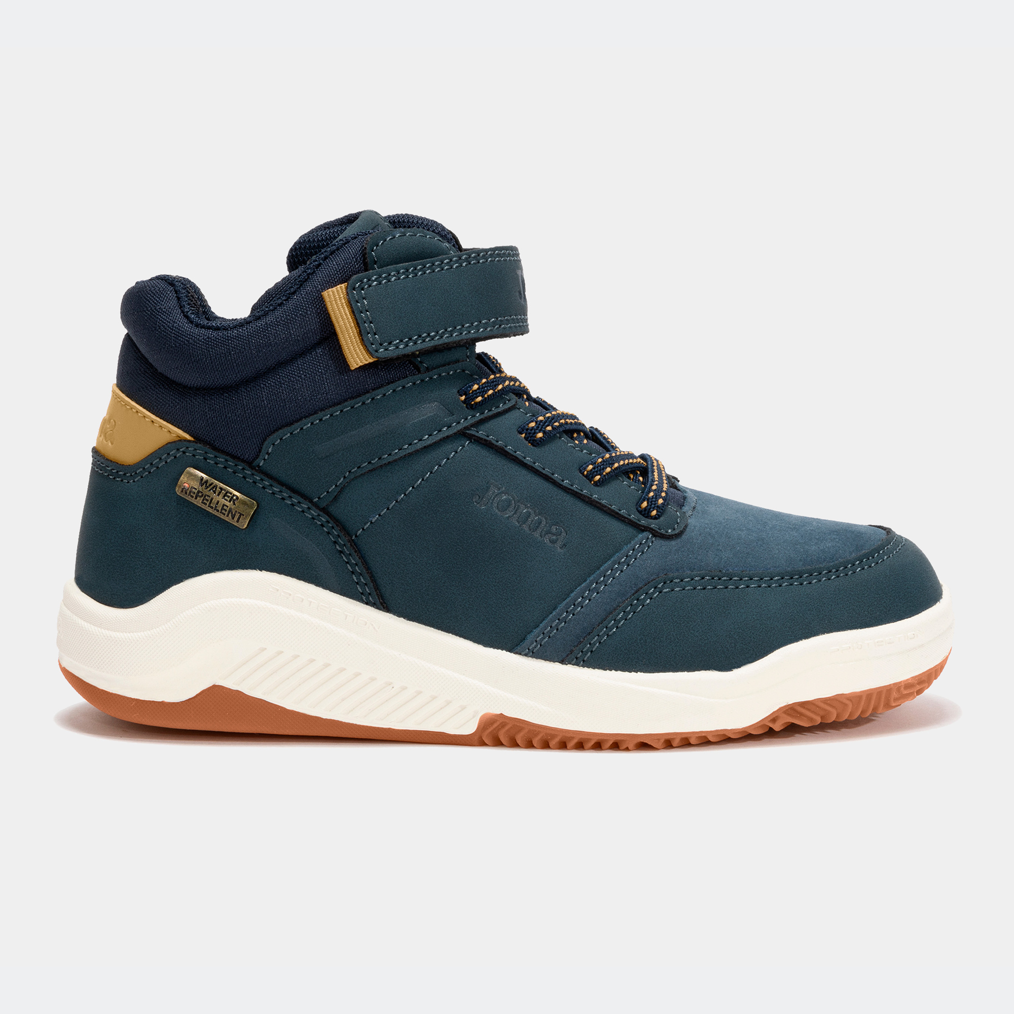 Joma J.TORCON JR 2503 MARINO REPELLENT JTORCW2503V Botas Deportivas Infantiles Media Caña con Tecnología Repelente al Agua y Interior Cálido Ideal para Colegio y Actividades al Aire Libre