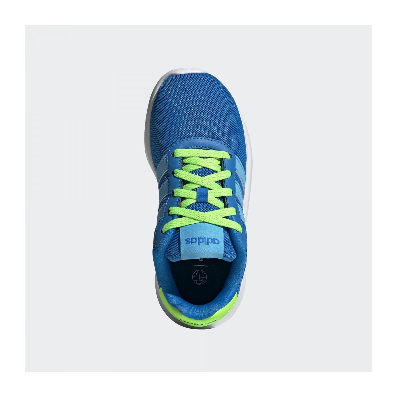 ADIDAS LITE RACER 3.0 K GX6609  Azul / Verde flúor / Blanco