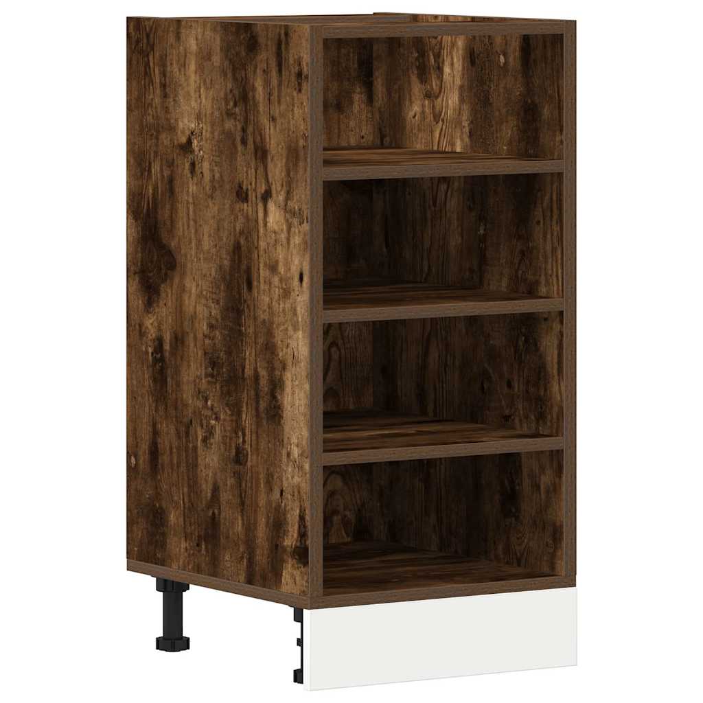 vidaXL Armario bajo "Riga" 40x44,5x81,5 cm Madera de ingeniería Multicolor