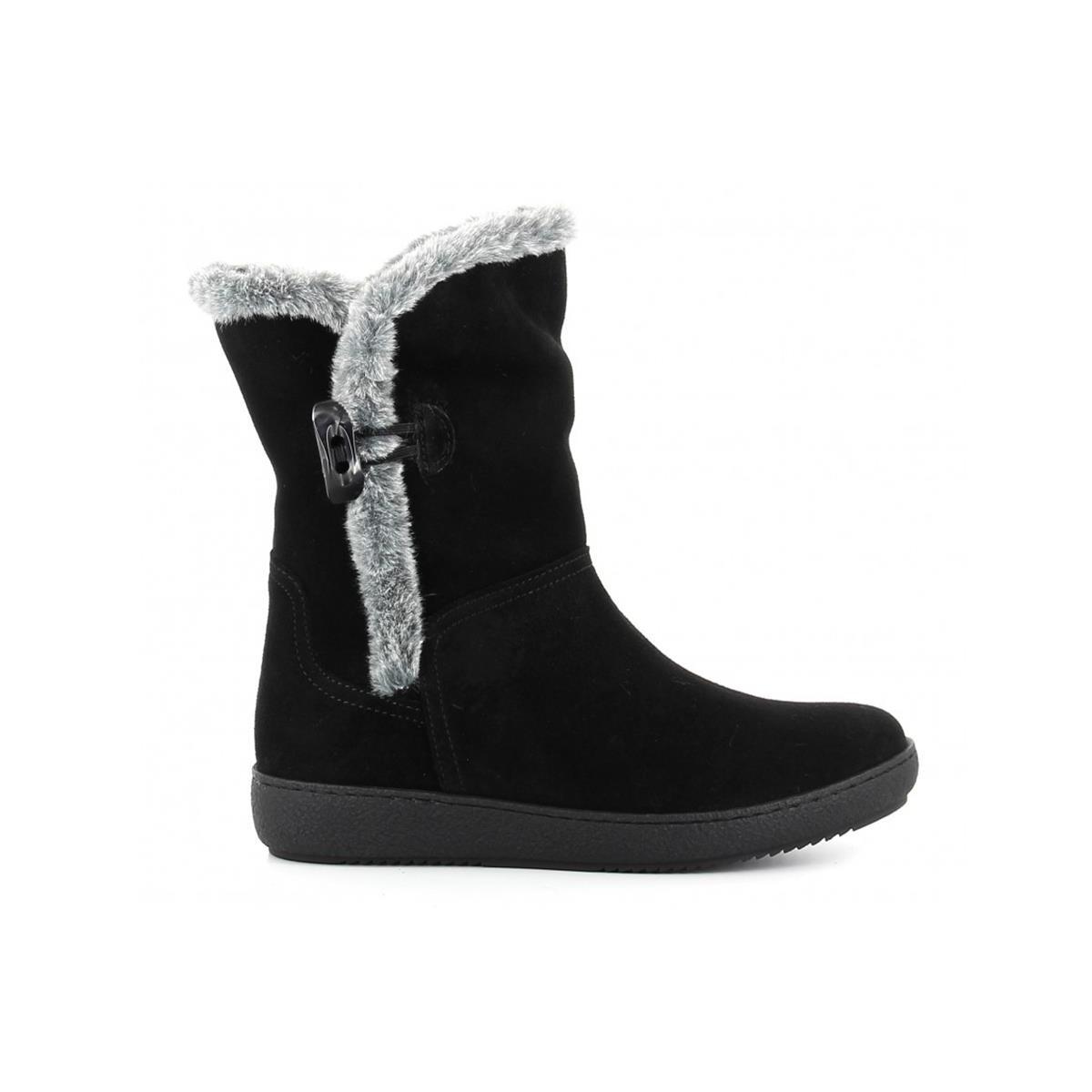 Bota De Pelo Mujer Alpe 3220 Negro