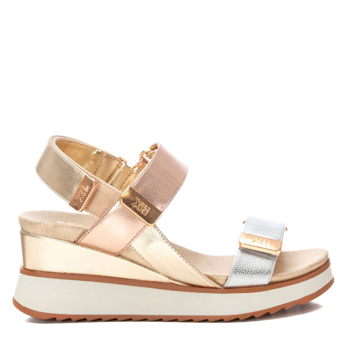 Xti Sandalias Oro 143882-ORO , para Mujer