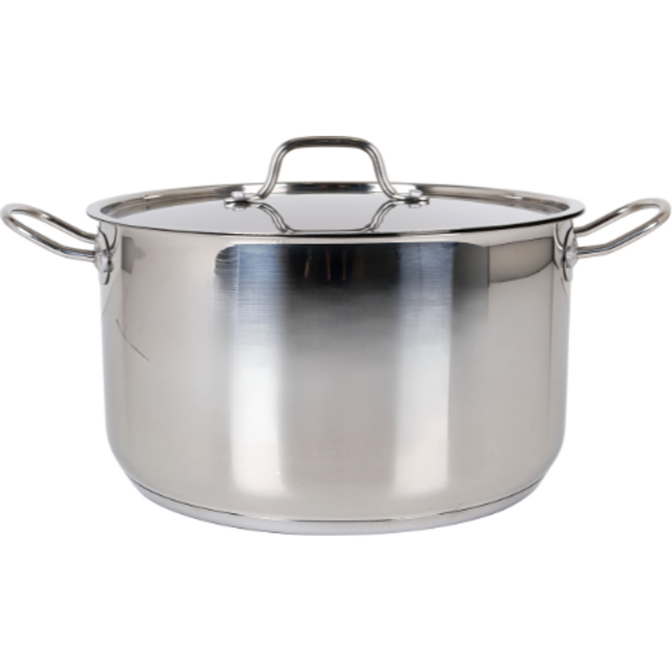 Quttin - Olla con Tapa de Acero 28 cm/9.5 L - Colección Hotel - Apta para Inducción, Alta Durabilidad, Diseño Ergonómico y Resistencia al Calor