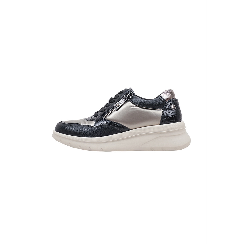 Xti 143201 Deportivas Con Cuña Mujer Negro