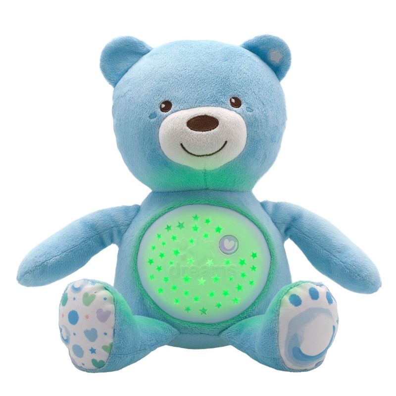 CHICCO BABY BEAR PROJECTOR PLUSH AZUL