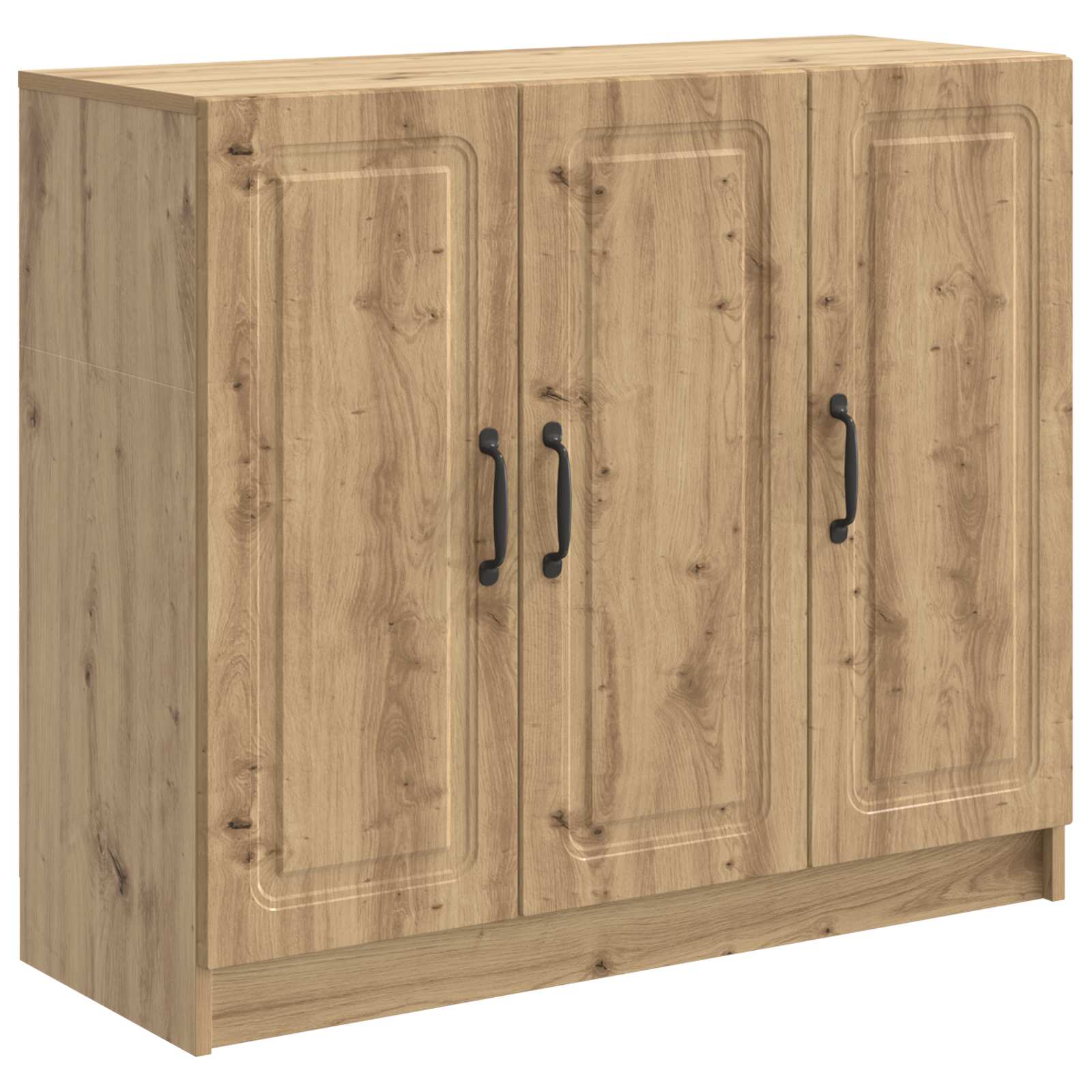 vidaXL Aparador 89 x 34,5 x 77 cm Madera de Ingeniería Multicolor