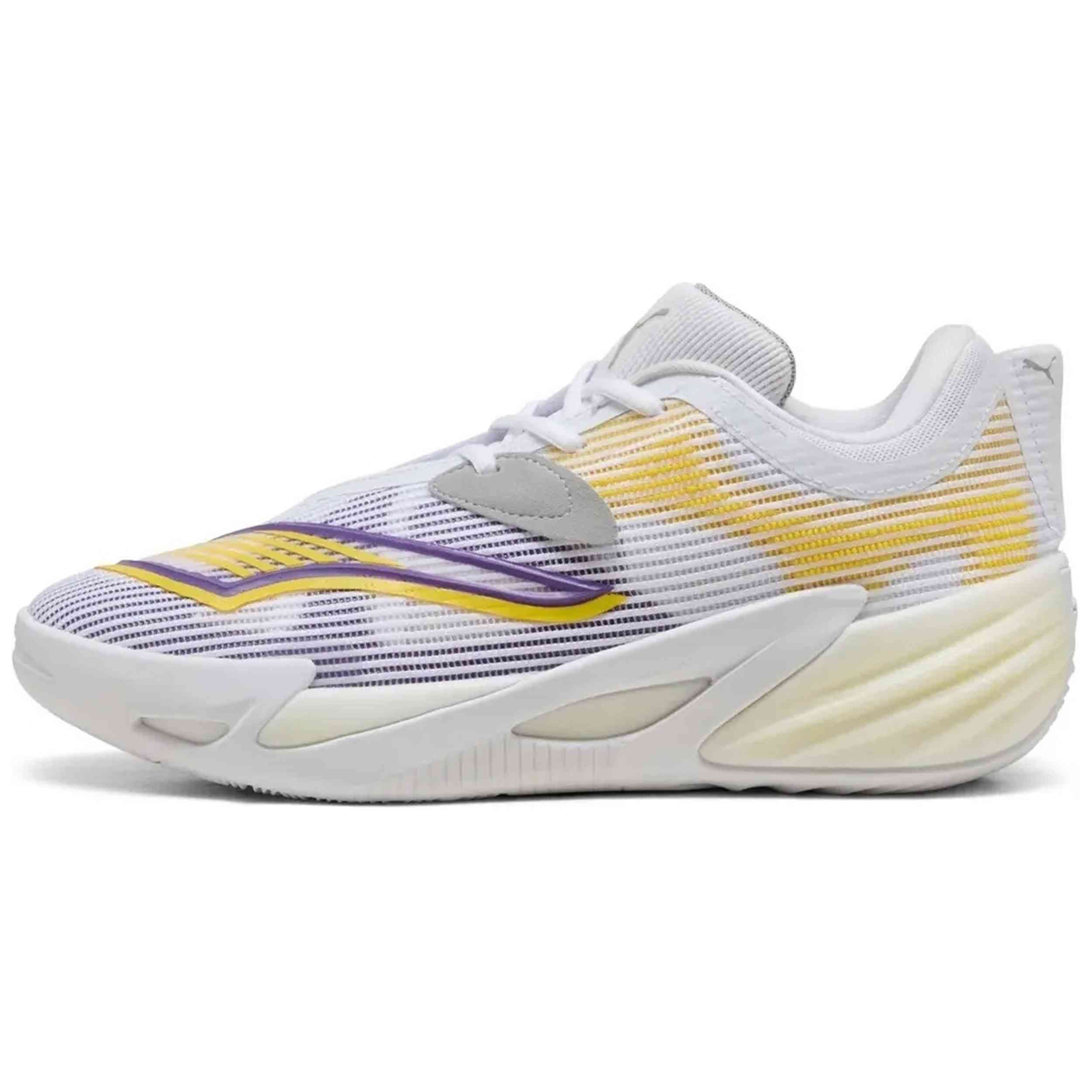 Zapatillas De Baloncesto Puma modelo Puma All-Pro NITRO™ 2 "White Pelé Yellow" para hombre y mujer en color Blanco