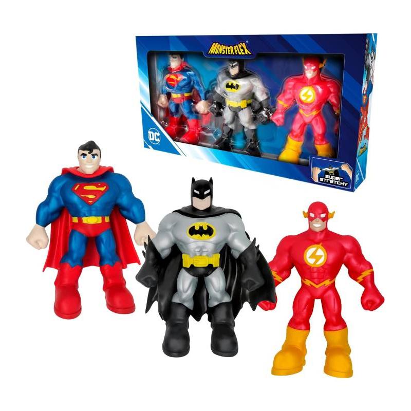 Bizak – Pack 3 Figuras Monsterflex DC Comics Bizak.