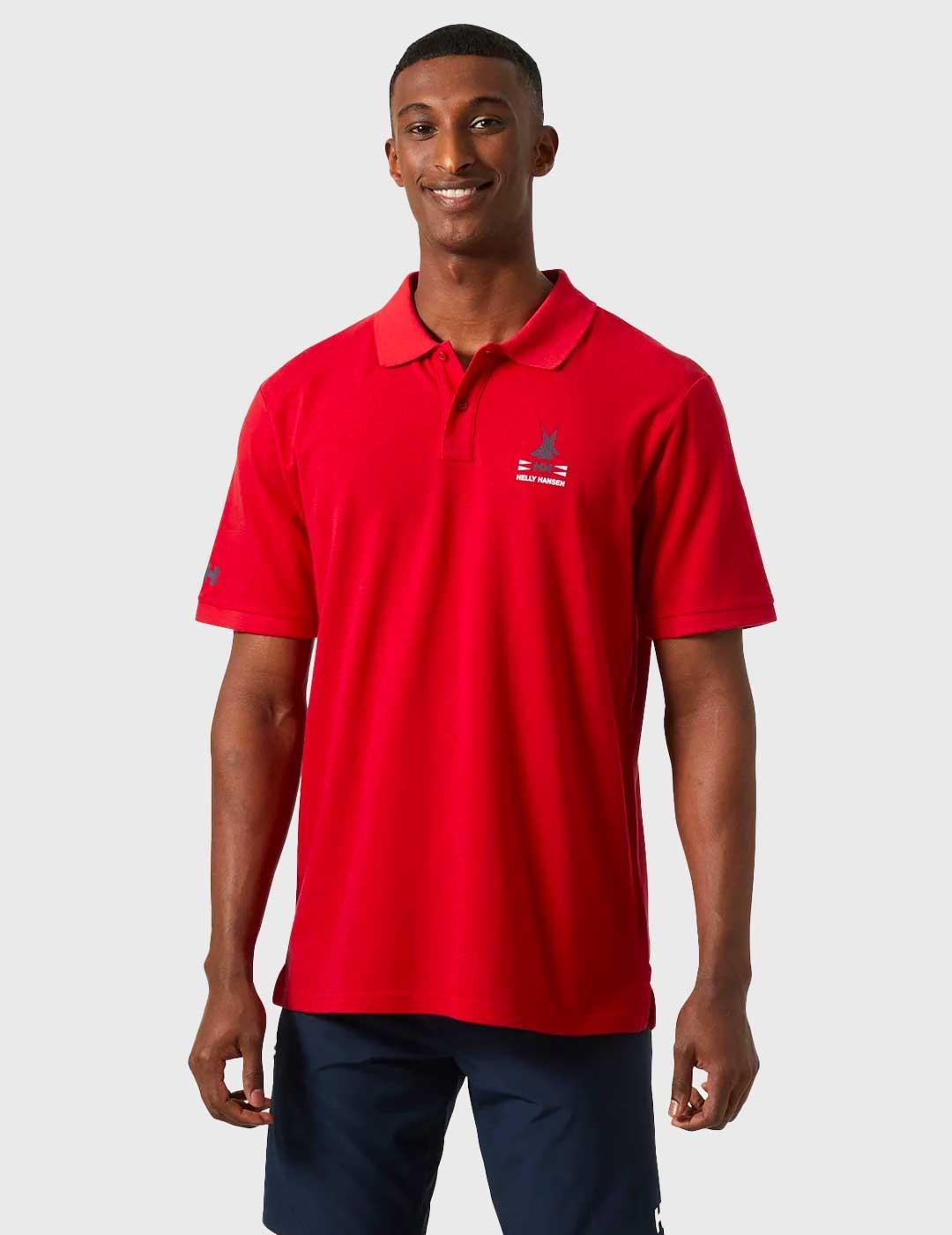 Polo Helly Hansen Koster rojo para hombre
