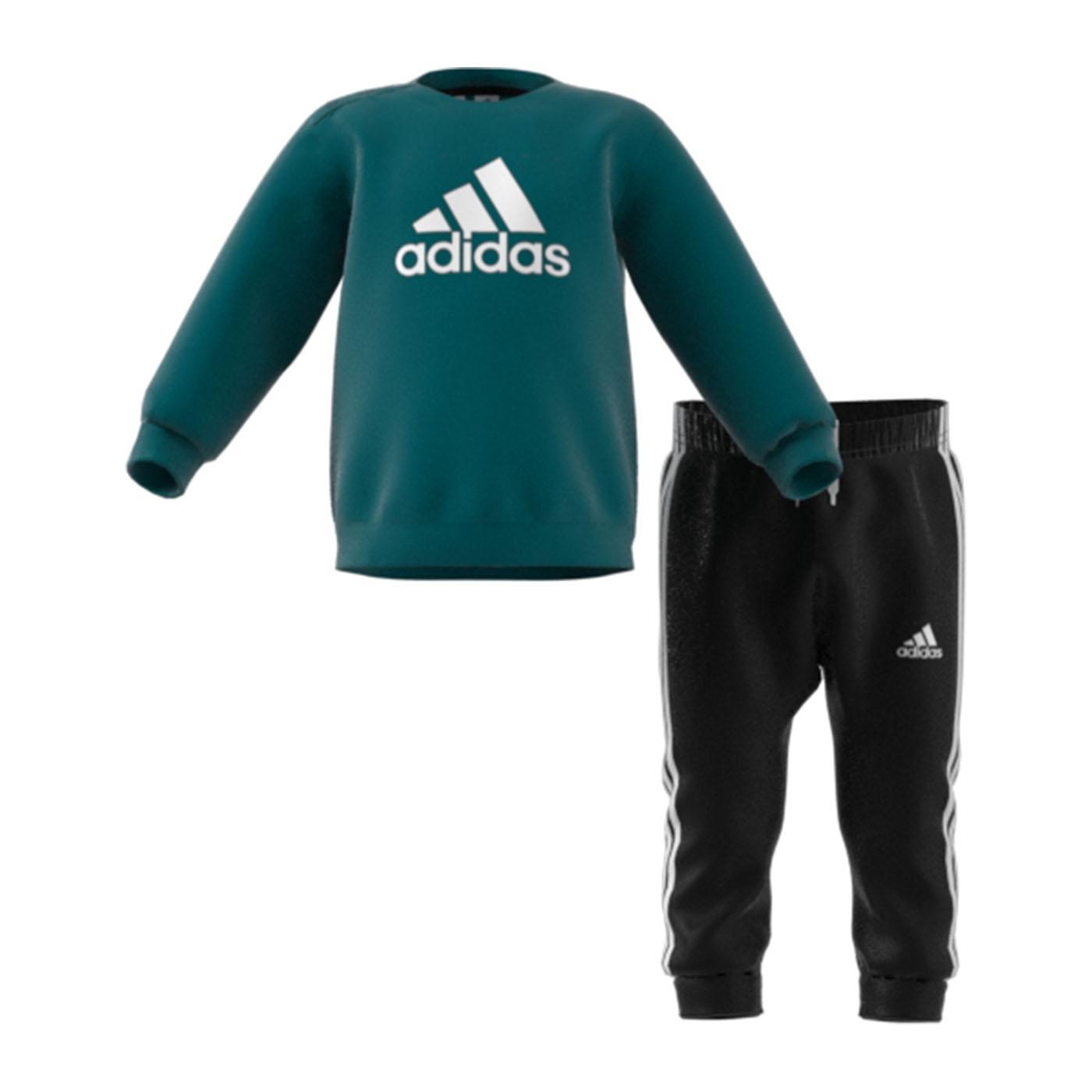 Adidas Chandal Niño Adidas Logo Verde - Conjunto de Dos Piezas