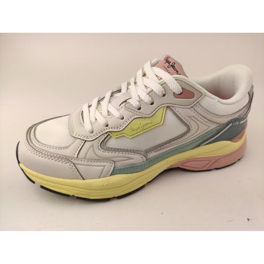 Pepe Jeans Zapatillas Deportivas Blancas y Multicolor de Mujer