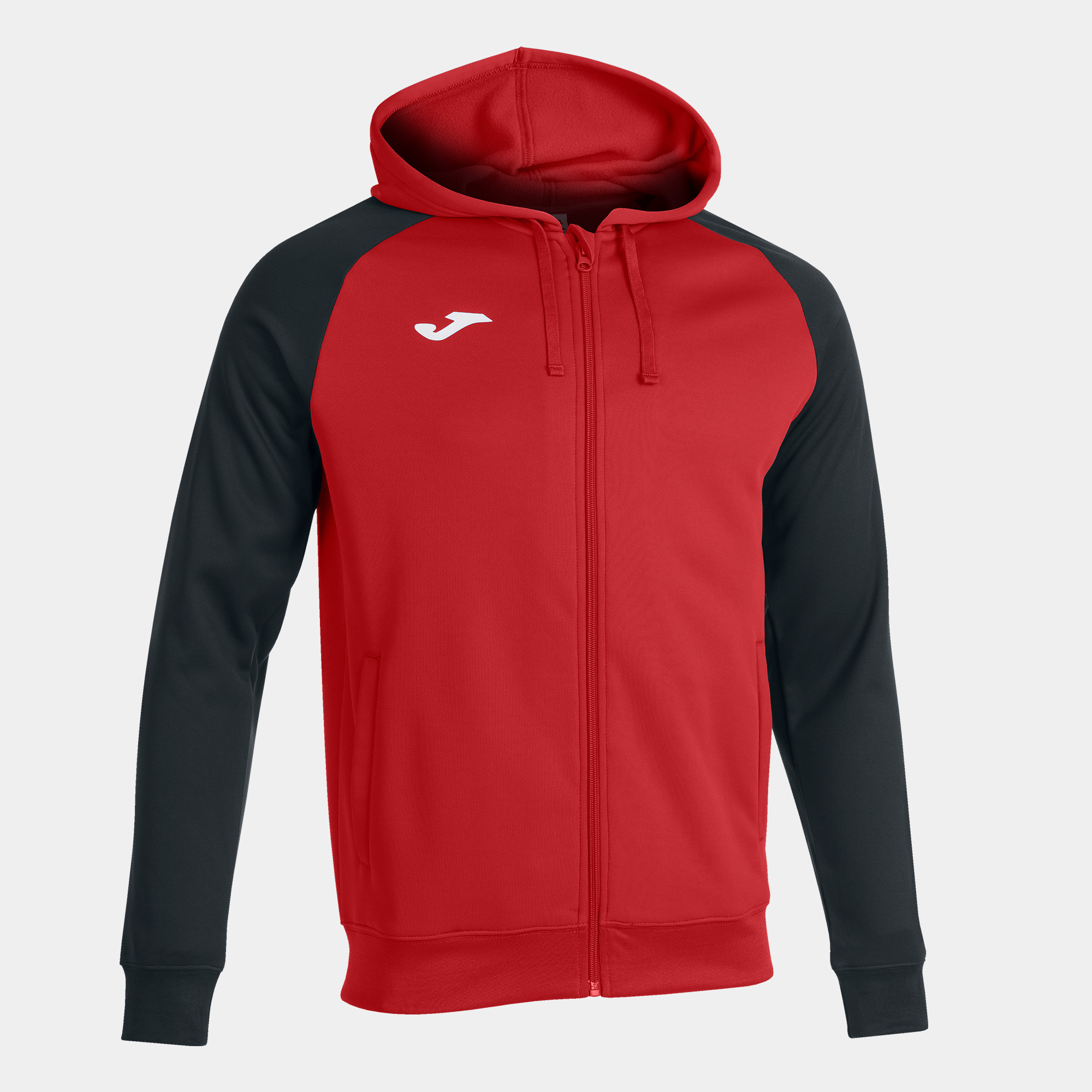 JOMA CHAQUETA CON CAPUCHA ACADEMY IV ROJO NEGRO Talla 3 (7XS) Niño Junior