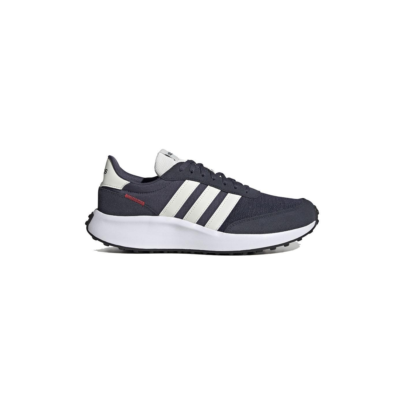 Adidas Zapatilla Hombre Run 70s Negro Clásica Tela Ante Cordones Cloudfoam Goma