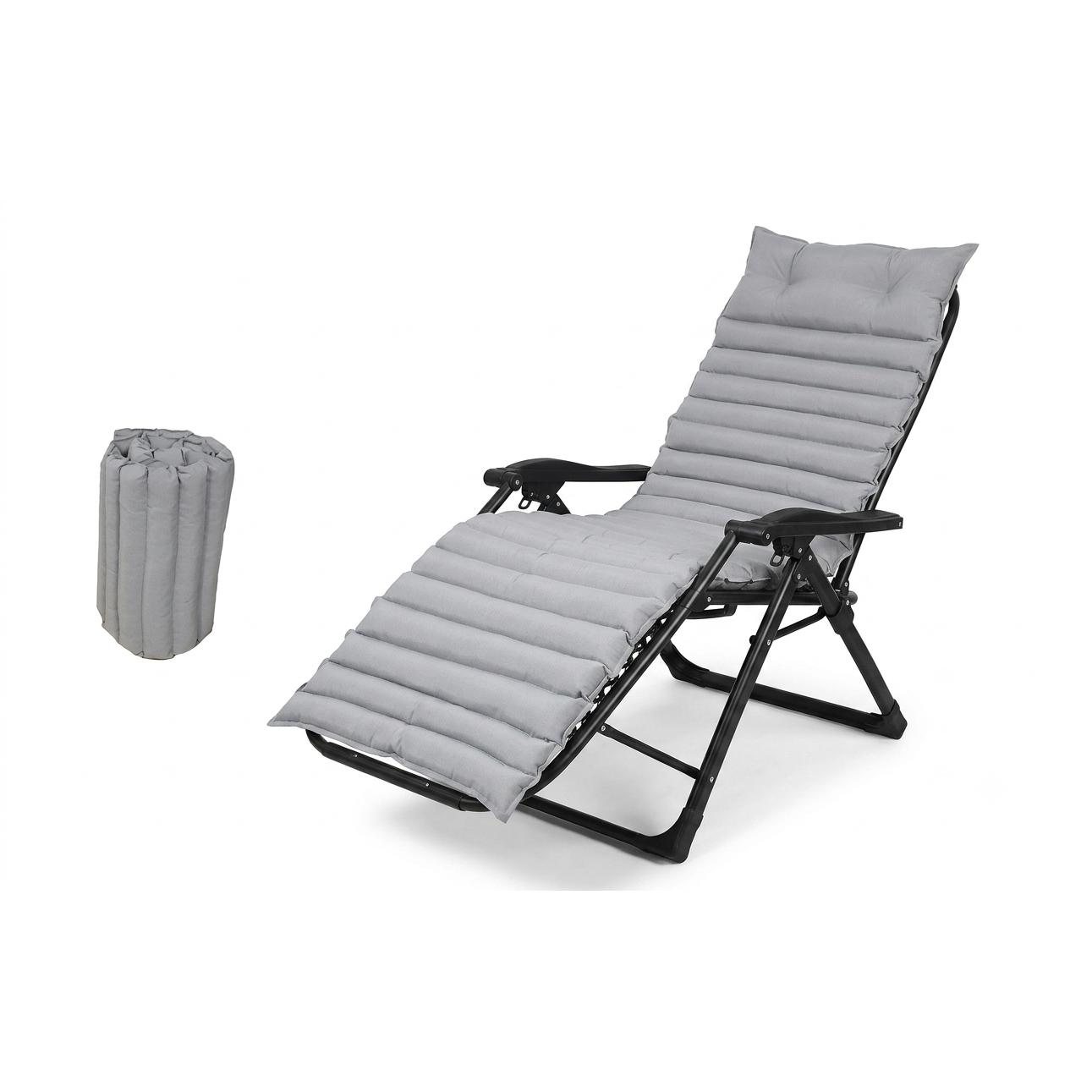 REINO MANSIDI - Cojín de tumbona 180 x 50 cm ligero y compacto, resistente al sol y la humedad, ideal para uso al aire libre en jardín, playa o piscina