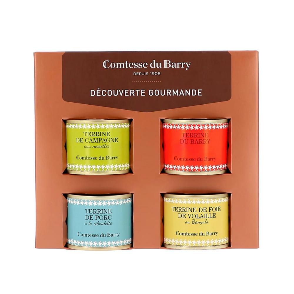 Estuche Surtido Gourmet 4 Pates 70 gr. Comtesse Du Barry  España  70 cl. º