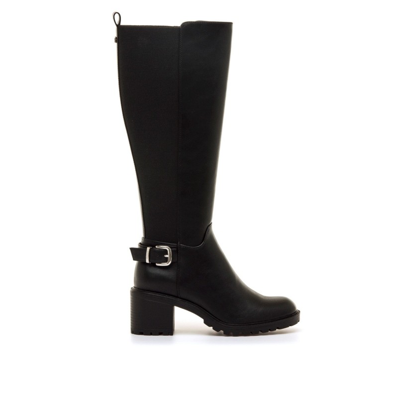 Botas vestir mujer MUSTANG 55166 C60955 BOTA HEBILLA TOBILLO NEGRO 40258 26I