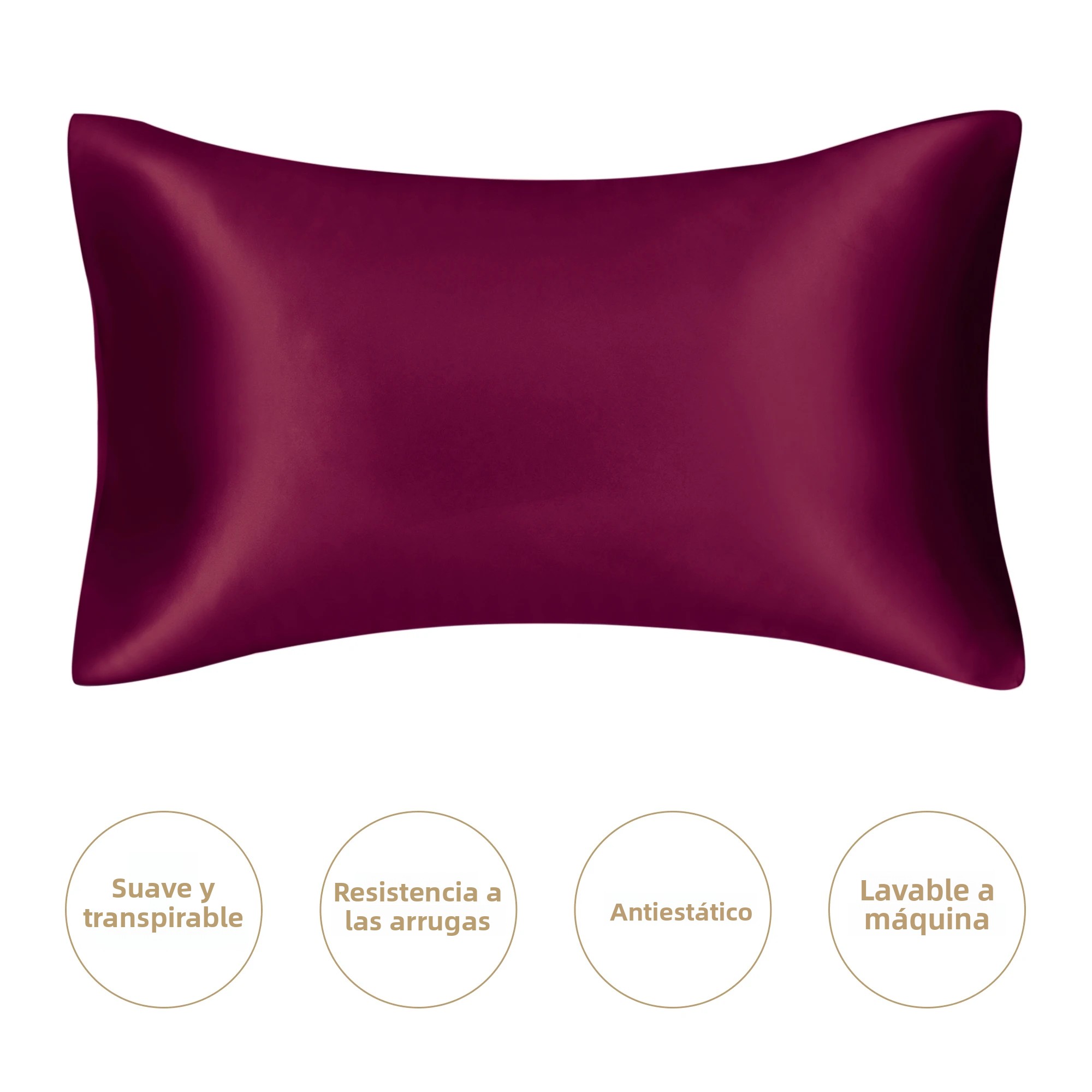 TK JuwenSilk Fundas De Almohada De Seda Natural Mulberry Silky Estilo Elegante Y Ecológico Para Cama Y Hotel