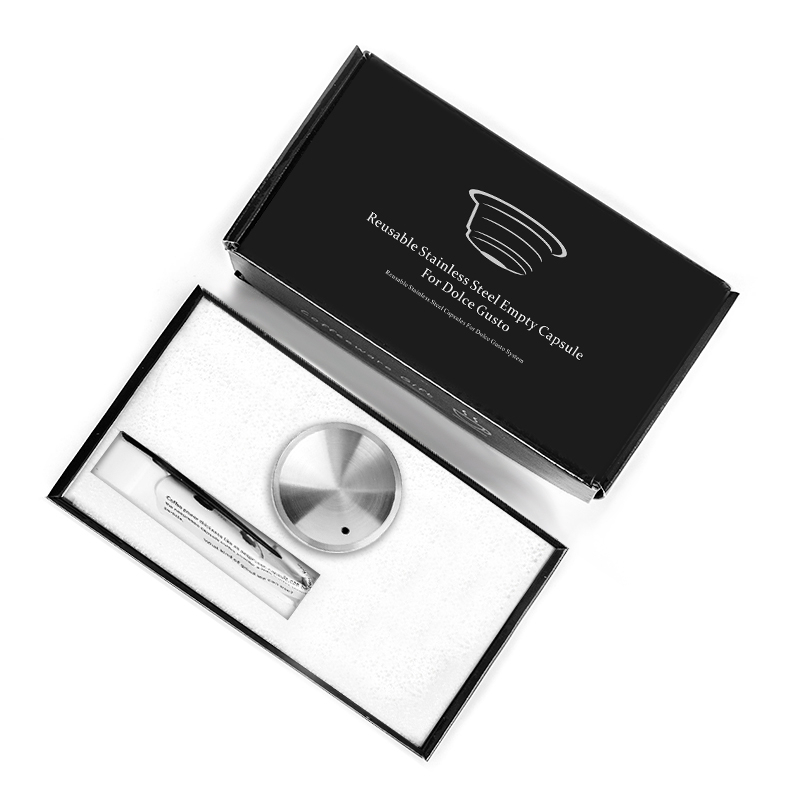 TK Cápsula Reutilizable De Metal Para Dolce Gusto Capuchina De Acero Inoxidable Filtro Dripper Compatible Con Dolce Gusto