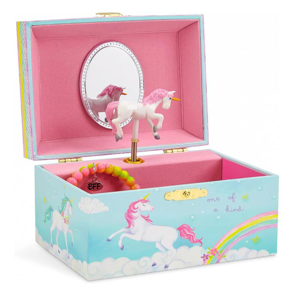 Caja de Música Infantil Unicornio - Joyero Bailarín Multifunción (Regalo de Cumpleaños con Mecanismo Musical)