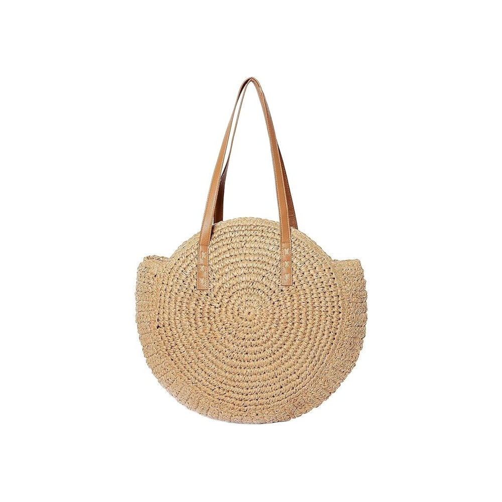 Bolso de Hombro Tejido a Mano | Bolsa de Paja Ratán COSHANO