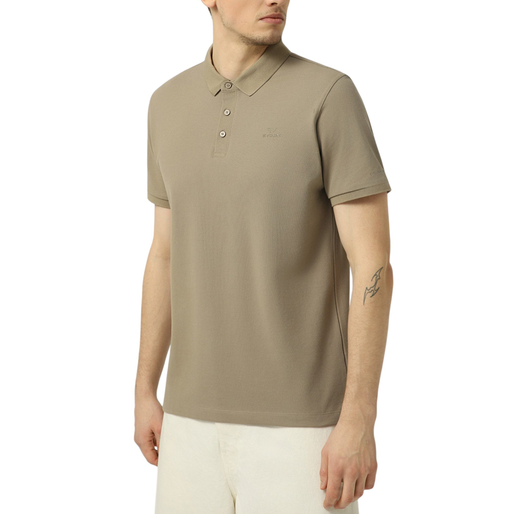 Camiseta de Hombre Evoids Lazul - Corte holgado y el clásico cuello abotonado le dan un aspecto elegante y a la vez relajado